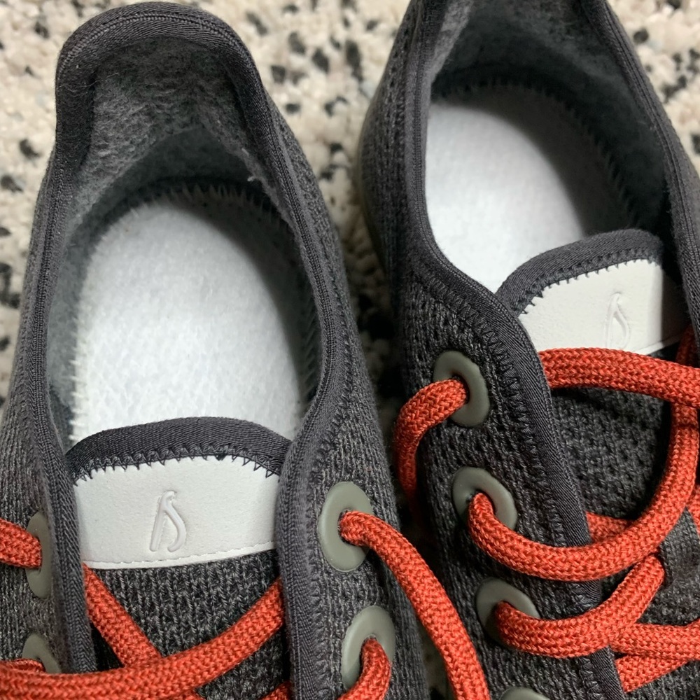 Allbirds Tree Dasher Olive Green Sneakers W9 - Picture 4 of 6